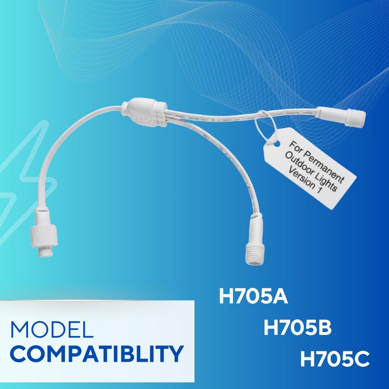 Y-Connector Splitter for Govee H705 lights