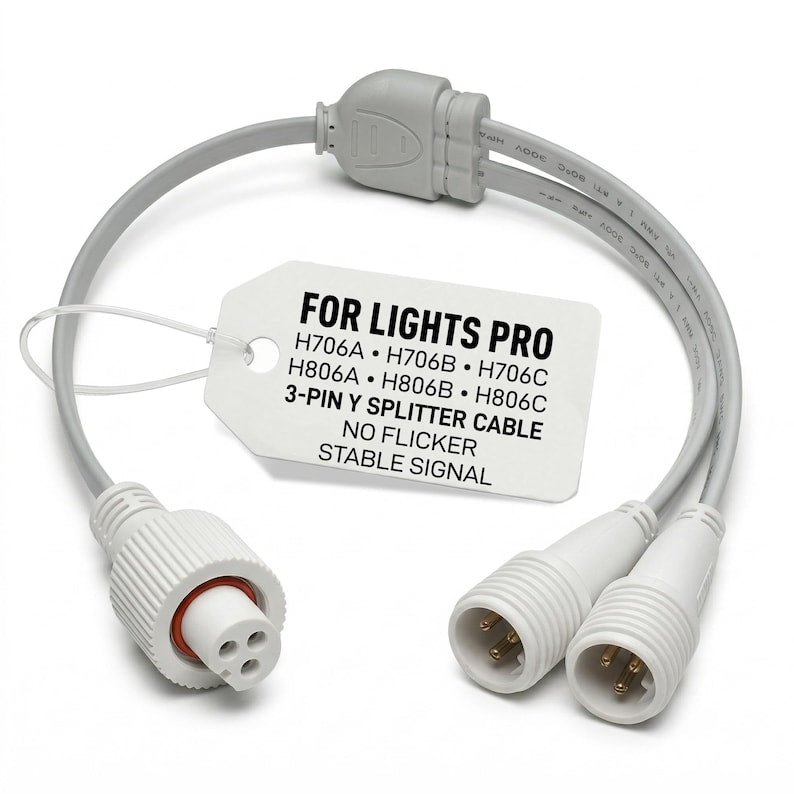 Y-Connector Splitter for Govee Pro lights